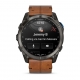 D2 Mach 2 Pro - 51 mm Carbon Gray DLC Titanium ze skórzanym paskiem