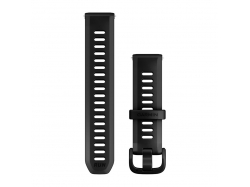 Pasek silikonowy czarny QuickRelease 20 mm