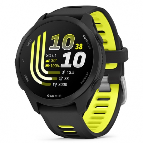 Forerunner 170 Black z paskiem w kolorze Black/Amp Yellow