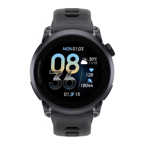 Coros Pace 4 Black Crystal z silikonowym paskiem 2