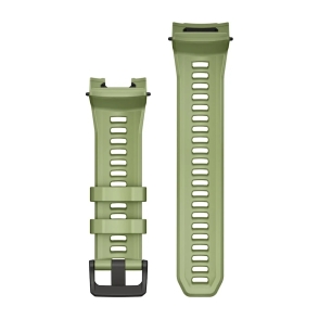 Pasek silikonowy w kolorze Fern Green z polimerową klamrą 26 mm 2