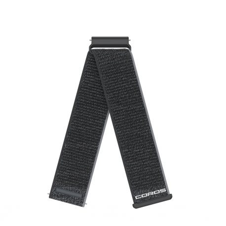 Pasek nylonowy czarny Quick Release do Coros Apex 4 42mm 22 mm