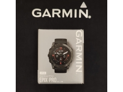 Epix Pro Gen 2 51 mm Sapphire Szary tytanowy z powłoką węglową (DLC) i z czarnym paskiem