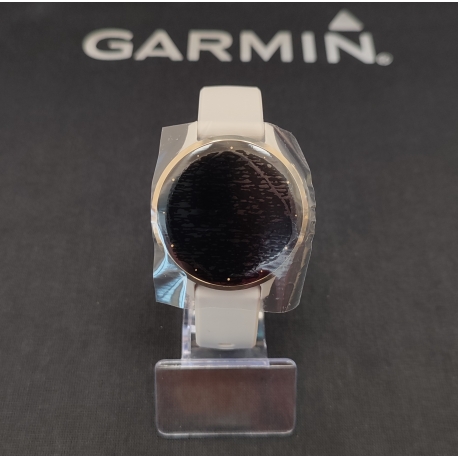Venu 3S Bezel ze stali nierdzewnej w kolorze soft gold z kopertą w kolorze french gray i silikonowym paskiem