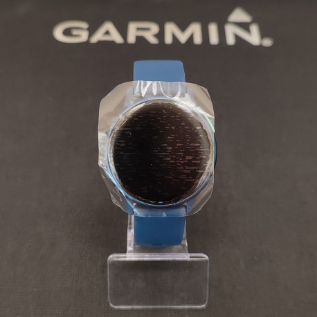 Vivoactive 5 Metaliczny aluminiowy bezel w kolorze Navy z kopertą w kolorze Navy i silikonowym paskiem