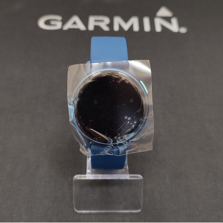 Vivoactive 5 Metaliczny aluminiowy bezel w kolorze Navy z kopertą w kolorze Navy i silikonowym paskiem
