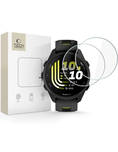 Szkło hartowane Tech-Protect Glass Fit+ 2-Pack Garmin Forerunner 70 / 170