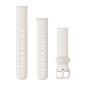 Pasek silikonowy w kolorze Ivory QuickRelease 20 mm