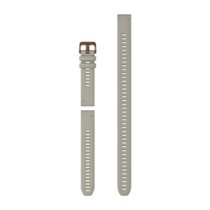 Pasek silikonowy w kolorze French Grey QuickFit 20 mm - zestaw nurkowy