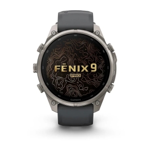 Fenix 9 Pro 47 mm Tytanowy z silikonowym paskiem w kolorze Graphite / Black 2