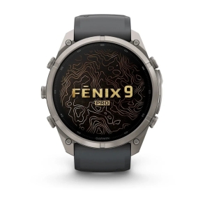 Fenix 9 Pro inReach 51 mm Tytanowy z silikonowym paskiem w kolorze Graphite / Black 2