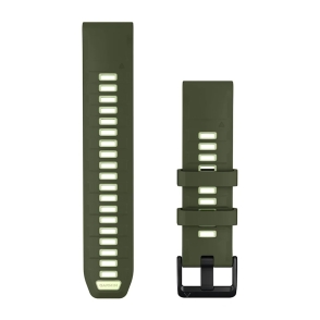 Pasek silikonowy zielony QuickFit 22 mm