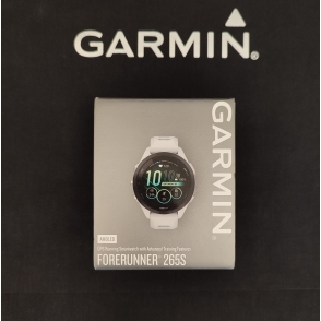 Garmin Forerunner 265s Czarna ramka z kopertą w kolorze mlecznego kwarcu z silikonowym paskiem w kolorze mlecznego kwarcu/mięty