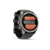 Fenix 8 Pro 51 mm AMOLED Sapphire Tytanowy z czarno-szarym paskiem