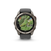 Fenix 8 Pro 51 mm AMOLED Sapphire Tytanowy z czarno-szarym paskiem