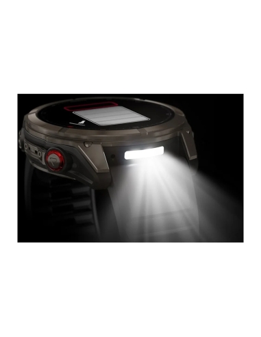 Fenix 8 Pro 51 mm AMOLED Sapphire Tytanowy z czarno-szarym paskiem