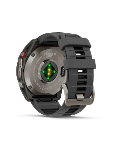 Fenix 8 Pro 51 mm AMOLED Sapphire Tytanowy z czarno-szarym paskiem