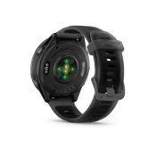 Forerunner 570 47 mm Aluminiowy w kolorze Slate Grey z półprzezroczystym paskiem w kolorze Black/Black