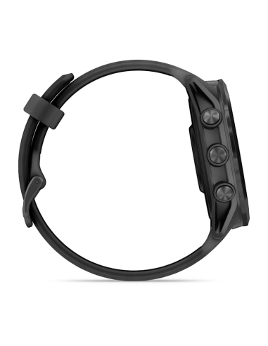 Forerunner 570 47 mm Aluminiowy w kolorze Slate Grey z półprzezroczystym paskiem w kolorze Black/Black