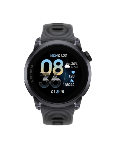 Coros Pace 4 Black Crystal z silikonowym paskiem