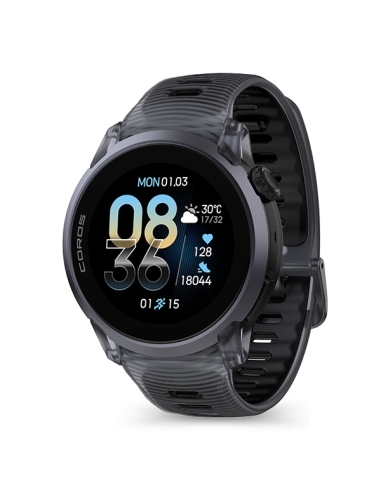 Coros Pace 4 Black Crystal z silikonowym paskiem
