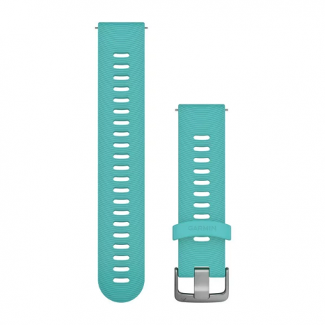 Pasek umożliwiający łatwe zdejmowanie (20mm) Błękitny z zapięciem ze stali nierdzewnej (Forerunner)