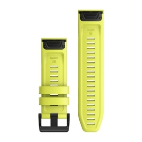 Silikonowy pasek QuickFit Fenix 6x Żółty 26mm 2
