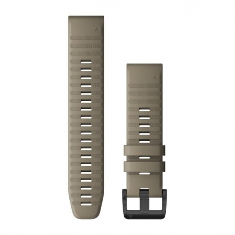 Silikonowy pasek QuickFit Fenix 6 Ciemny piaskowy 22mm