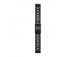 Bransoleta z otworami i szarą powłoką węglową DLC QuickFit Fenix 6 26mm