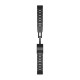 Bransoleta z otworami i szarą powłoką węglową DLC QuickFit Fenix 6 26mm
