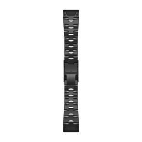 Silikonowy pasek QuickFit Fenix 6x Szaro-karbonowy tytanowy DLC 26mm 2