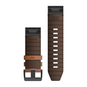 Skórzany pasek QuickFit Fenix 6 Orzechowy 26mm 2