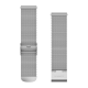 Pasek do Forerunner 245/645/Vivoactive/Vivomove (20mm) Srebrny mediolański ze srebrnym zapięciem