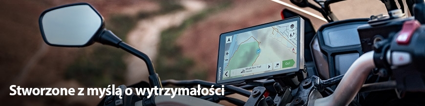 Nawigacja motocyklowa na asfalt