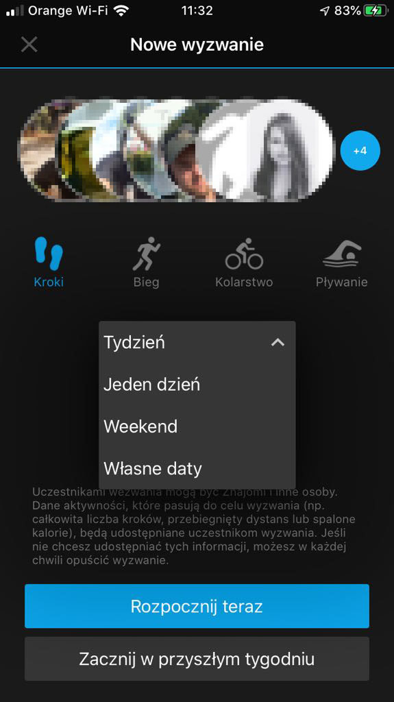 jak utworzyć wyzwanie garmin connect