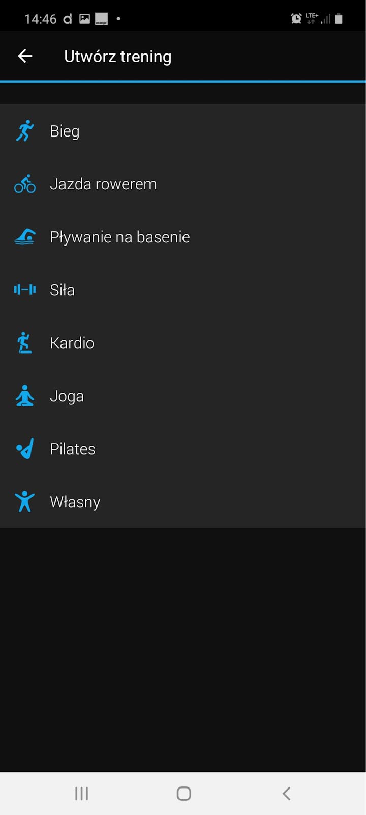 Utwórz trening animowany