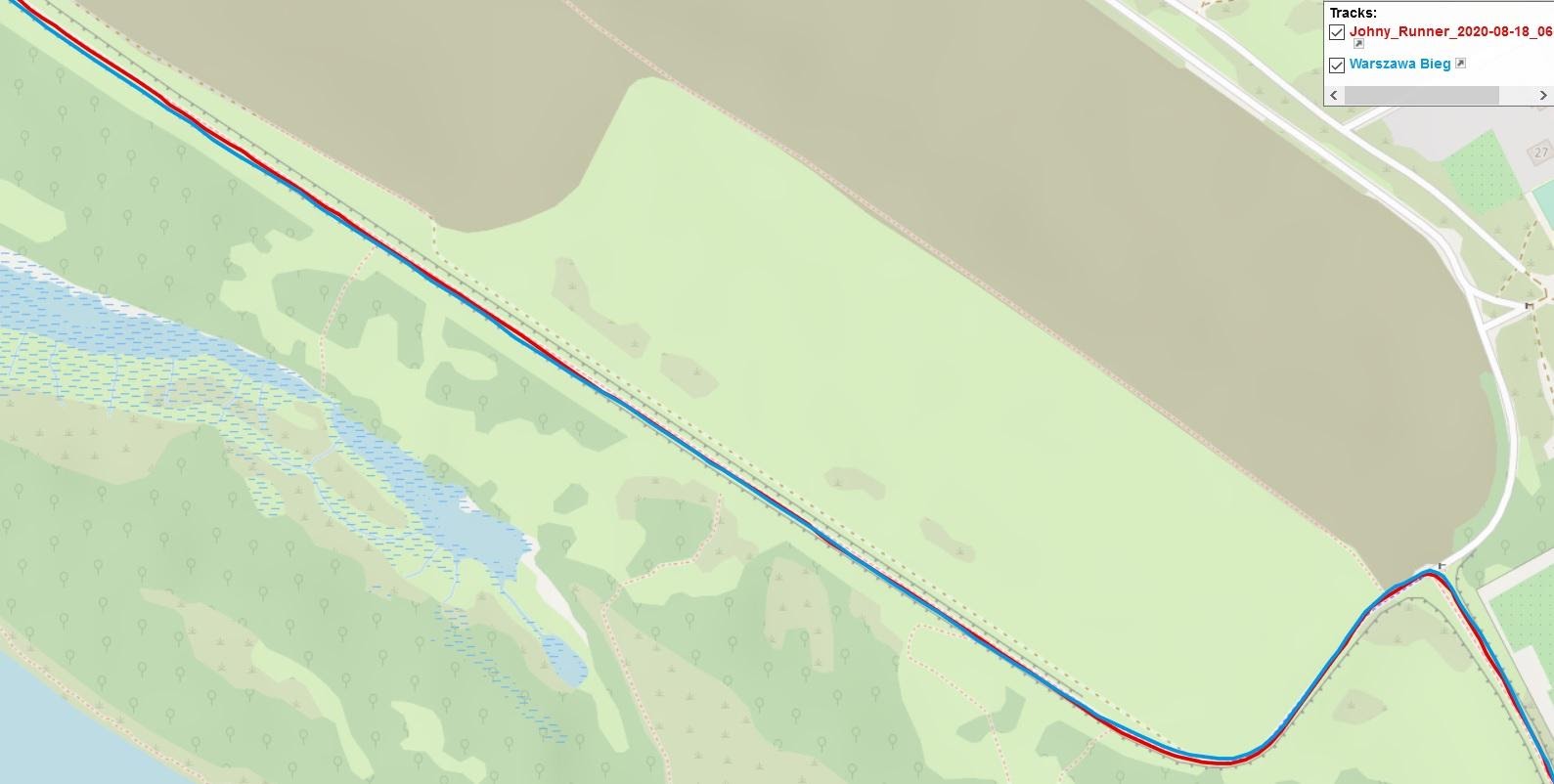 Polar Grit X - ślad