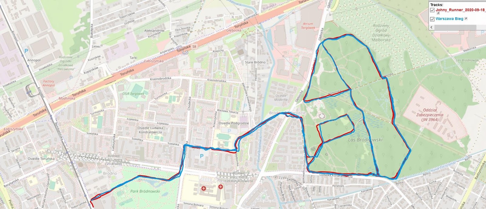 Mapa i trasa