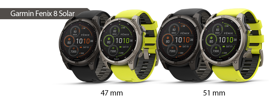 Fenix 8 Solar w różnych kolorach