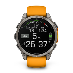 Garmin Fenix 8 AMOLED w kolorze pomarańczowym