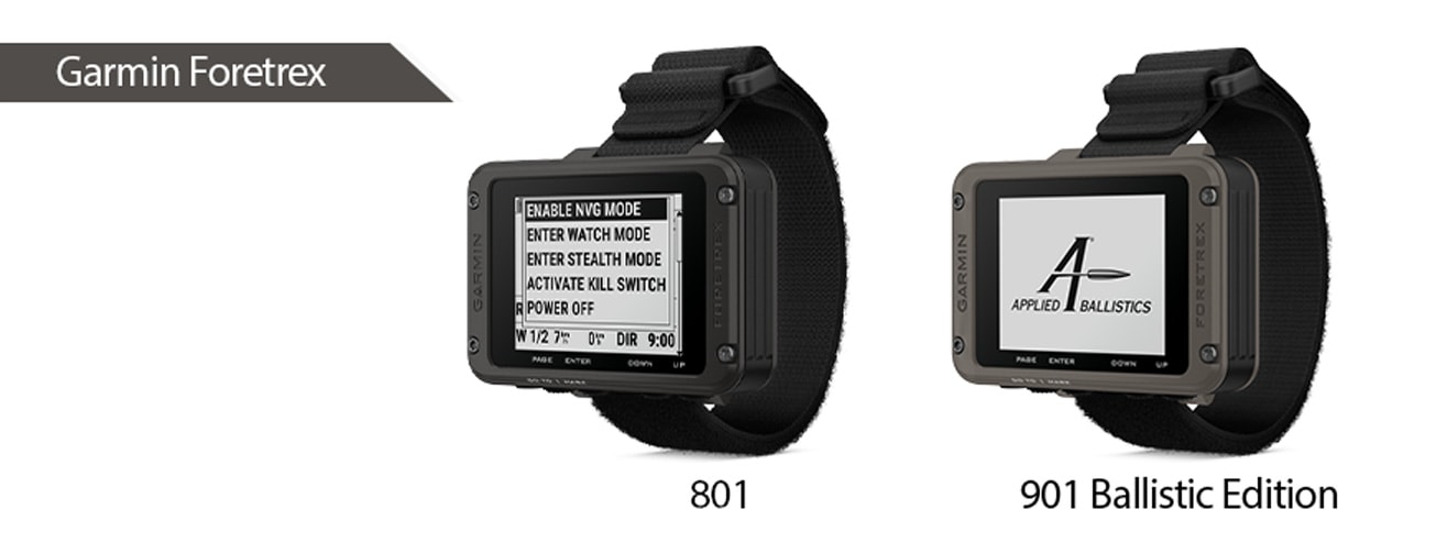 Garmin Foretrex 801 i 901 - wyglad