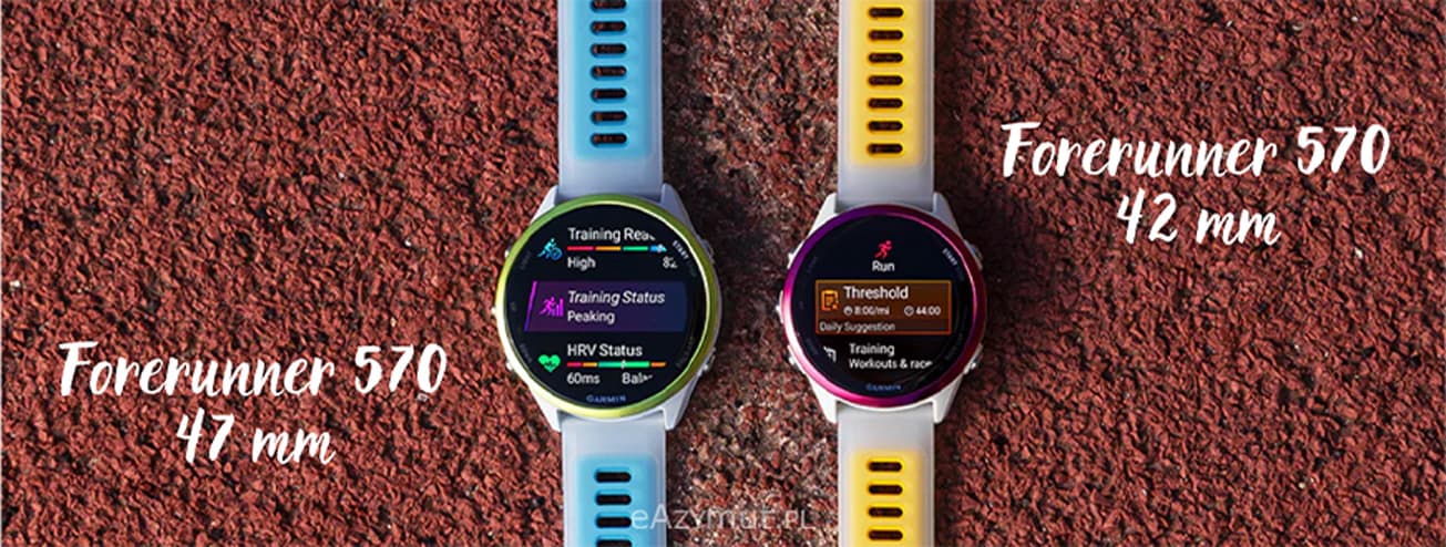 Garmin Forerunner 570 47 mm i 42 mm