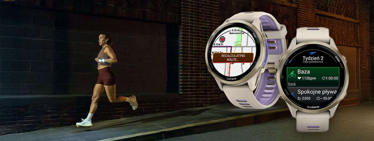 Garmin Forerunner 970 Garmin Coach i nawigacja