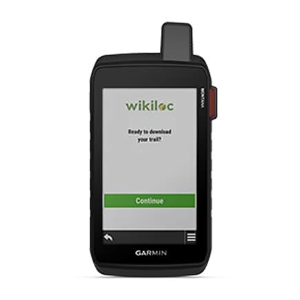 Garmin Montana seria 7xx Wikiloc