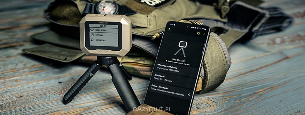 Garmin Xero C1 Pro Parowanie ze smartfonem