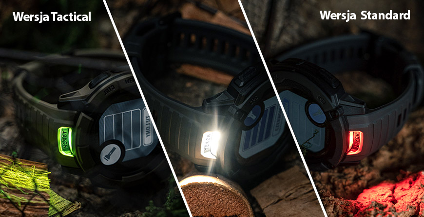 Garmin Instinct 2x - porównanie Tactical vs Standard