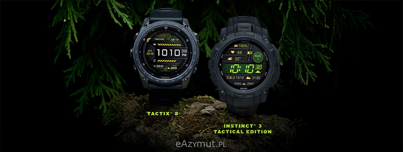 Garmin tactix 8 i Instinct 3 Tactical
