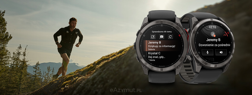 Garmin - wiadomości i połączenia
