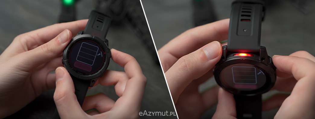 Latarka w zegarku Garmin Fenix