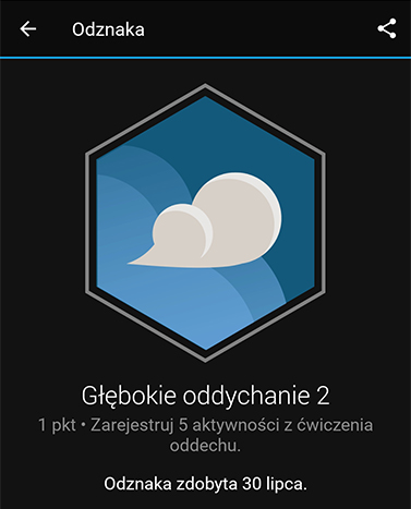ćwiczenia oddechowe w zegarku
